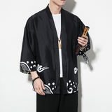 夏季新款风，龍图祥云和服开衫披风男款DSA008-1K88p40，男装卫衣，电商A008-1