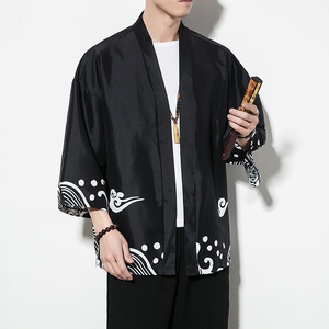 夏季新款风，龍图祥云和服开衫披风男款DSA008-1K88p40图片