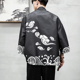 2025夏季新款风，龍图祥云和服开衫披风男款6006K88p40，男装卫衣，电商A008-1