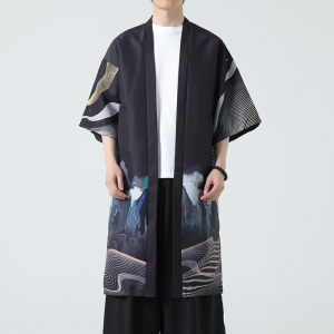 夏季新款风 汉服开衫披风男 DSA008-1-K302 p48图片