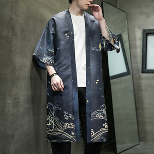 夏季新款风 汉服开衫披风男 DSA008-1-K208 p48图片
