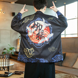 2025夏季新款风柳楊仙鹤汉服服开衫披风男DSA008-1K07p40，男装民族服装，电商A008-1