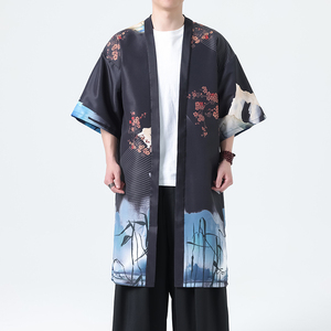 夏季新款风 汉服开衫披风风衣男 DSA008-1-K305 p48图片