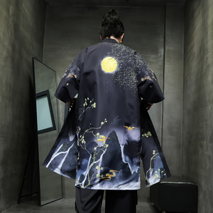 夏季新款风 汉服开衫披风男 DSA008-1-K301 p48图片