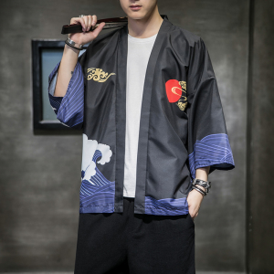 2025夏季新款风 白龙 武道 汉服开衫披风男A008-1K56 P40图片