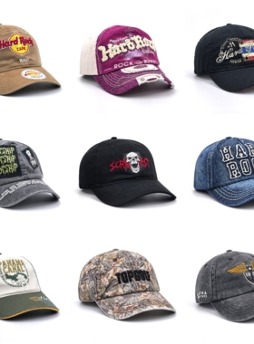 美式复古软顶舒适牛仔 男女户外休闲运动防晒百搭棒球帽B0614