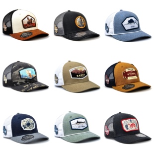 欧美 西部牛仔杂款迷彩小众 动物户外遮阳运动百搭棒球帽透气网帽