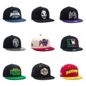 小众时尚 欧美暗黑潮流嘻哈户外休闲运动防晒平沿帽透气网帽B0711