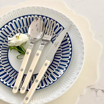 Sabre象牙白不锈钢西餐具套装