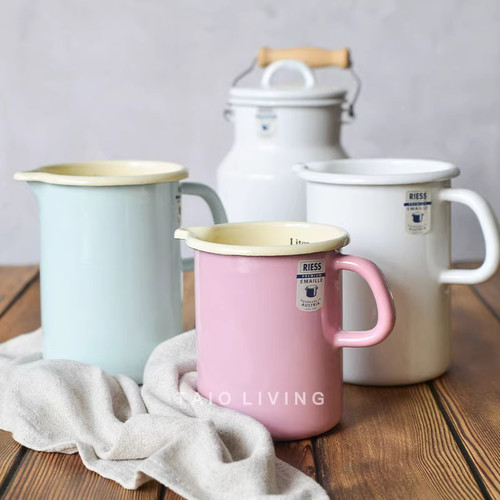 Riess百年经典搪瓷量杯1L抗菌