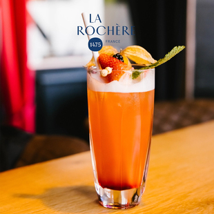 【夏日饮品杯】法国LAROCHERE轻奢玻璃杯鲜榨果汁杯大容量饮料杯