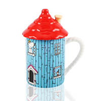 75th Anniversary MOOMIN Family Ceramic Mugs, Little Chubby Fun House Cartoon Creative Japanese Original thumbnail 3