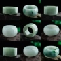 Một loạt các tùy chọn chính hãng Một hàng hóa tự nhiên Myanmar nhẫn ngọc trai nam kéo ngón tay vòng tròn lớn miệng ngọc vòng rộng để gửi thẻ - Nhẫn nhẫn đeo ngón trỏ