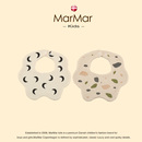 丹麦MARMAR KIDS婴儿口水巾纯棉纱布宝宝围嘴饭兜新生儿吸水围兜