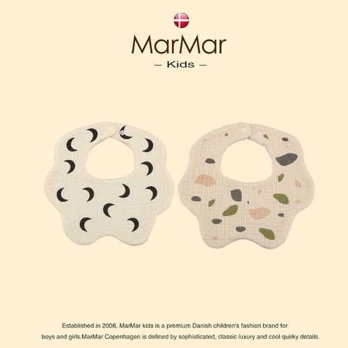 丹麦婴儿口水巾纯棉纱布