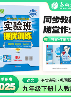 实验班提优训练 九年级下册 初中语文 人教版 2025年春新版教材同步基础巩固思维拓展中考提分专题特训测评卷