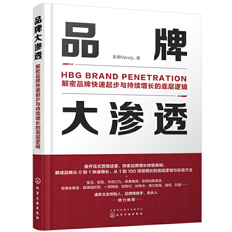 当当网 品牌大渗透：解密品牌快速起步与持续增长的底层逻辑 麦青 著 化学工业出版社 正版书籍