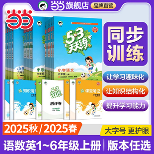 当当网旗舰店】2025秋季/春季53天天练人教版一二三四五六年级上册下语文数学英语全套苏教北师大北京同步练习册小学5.3五三小儿郎