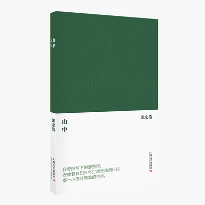 当当网 山中（张定浩第二部诗集，写感情生活，写女儿的成长，也写那些滋养过自己的诗人与 张定浩 上海文艺出版社 正版书籍