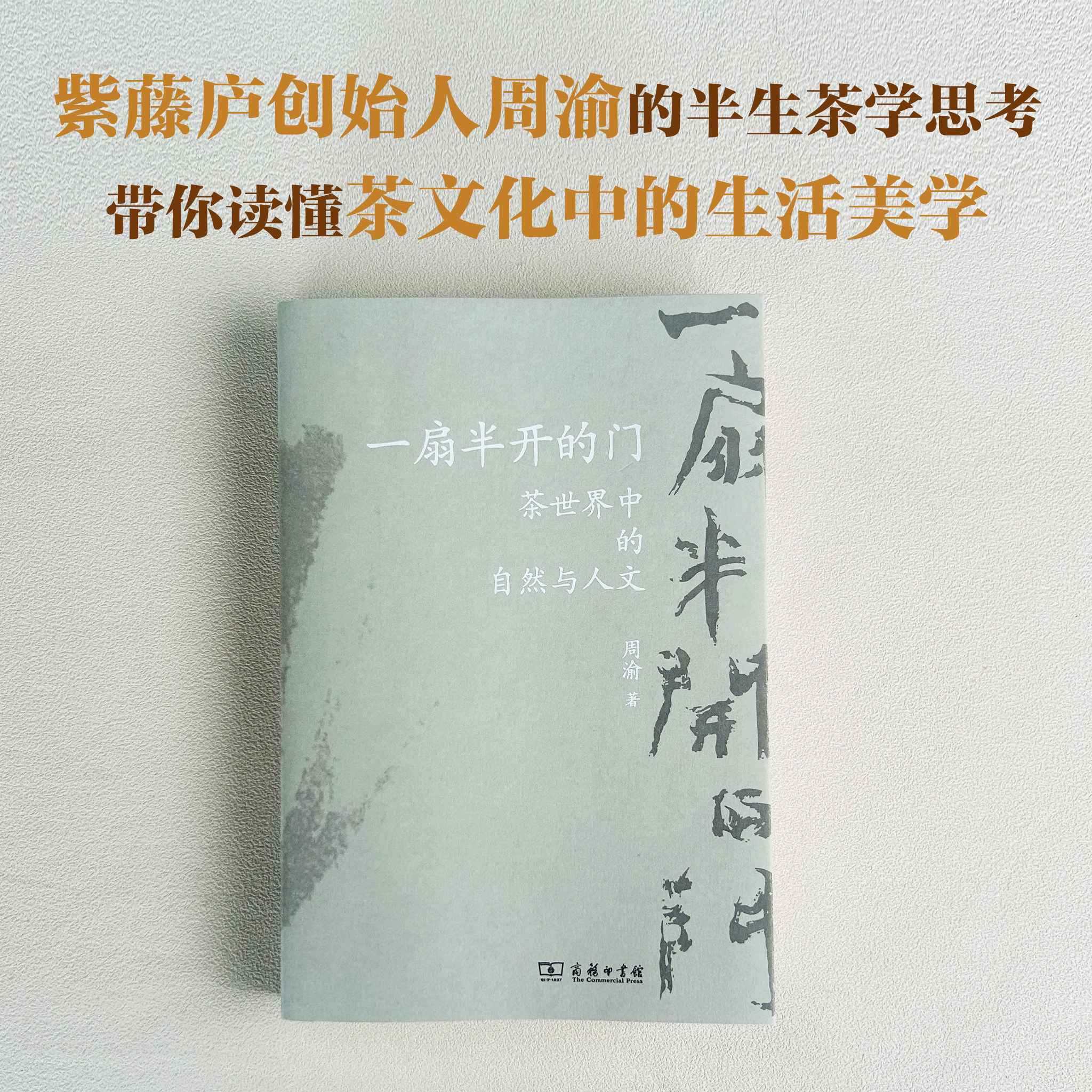 【当当网】一扇半开的门：茶世界中的自然与人文 紫藤庐的创始人周渝/著 不止于茶道更是一部以茶为镜的华夏文化沉思录 商务印书馆图片
