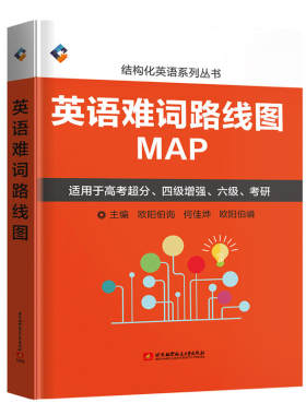 英语难词路线图(适用于高考超分、四级增强、六级、考研)
