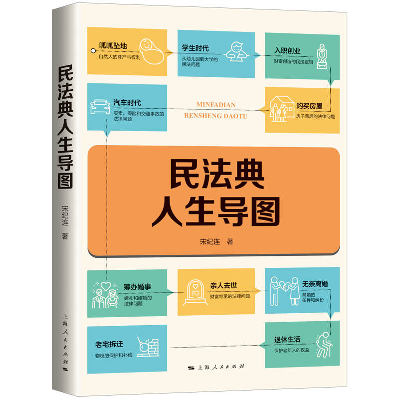 当当网民法典人生导图宋纪连著上海人民出版社正版书籍