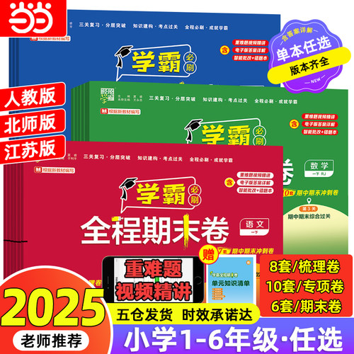 2025小学学霸全程期末卷