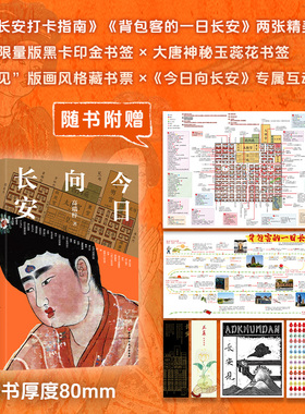 当当网【赠长安城地图插图】今日向长安 高瑞梓 沉浸式盛唐长安旅行指南 深度解析唐代文化生活地理历史  北京科学技术出版社