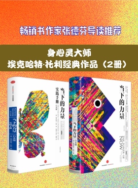 当当网 套装2册当下的力量+当下的力量实践手册(白金版) 埃克哈特·托利著 张德芬作序 青春心灵励志成功青年职场书籍  张德芬推荐