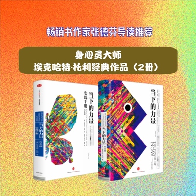 当当网 套装2册当下的力量+当下的力量实践手册(白金版) 埃克哈特·托利著 张德芬作序 青春心灵励志成功青年职场书籍  张德芬推荐