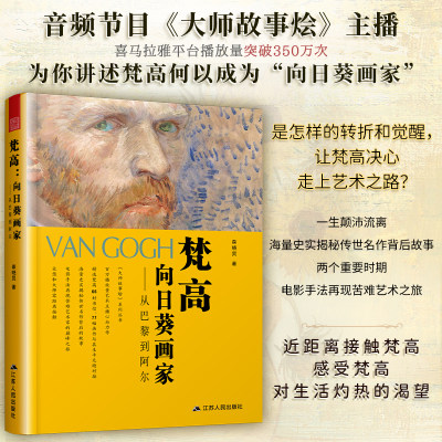 梵高 向日葵画家 从巴黎到阿尔 森晓炅大师故事烩印象派艺术大师西方艺术史66封书信77幅画作绘画艺术书美学