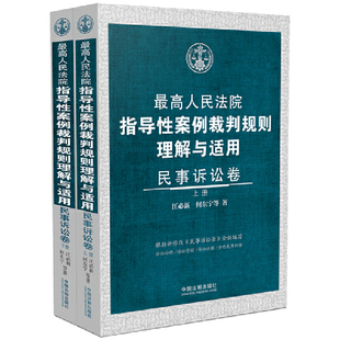 人民法院指导性案例裁判规则理解与适用·民事诉讼卷 上下册