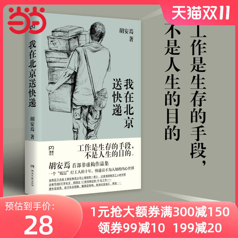 当当网 我在北京送快递 胡安焉   一个“底层”打工人的十年，快递员不为人知的内心世界怎么看?