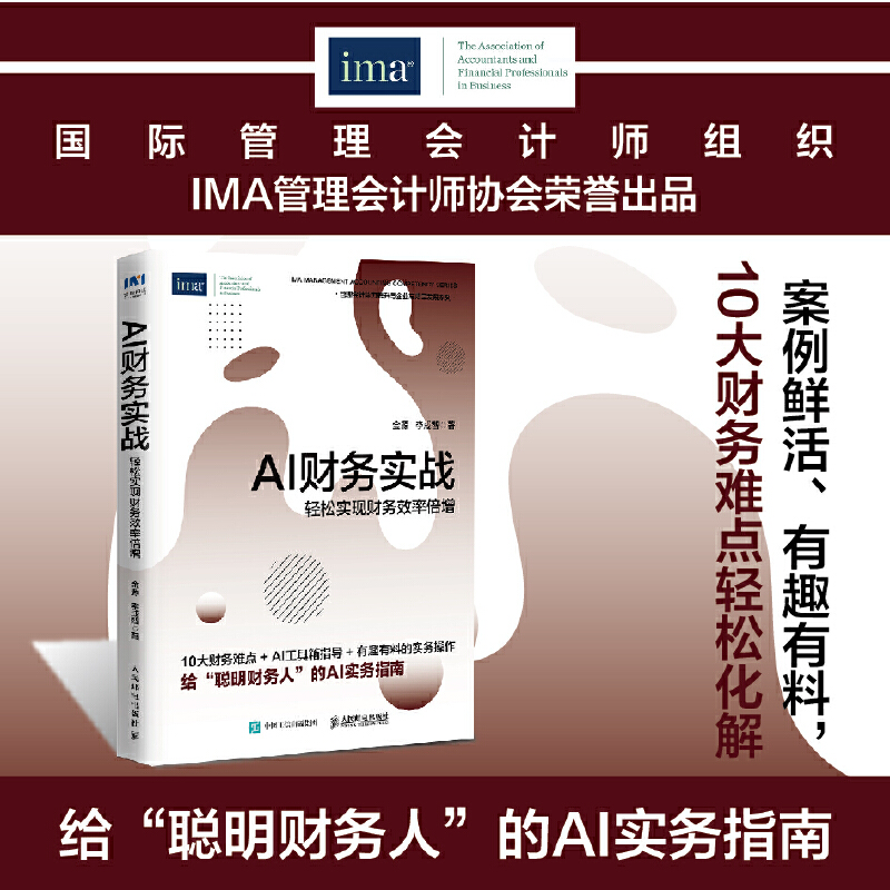 【当当网 正版图书】AI财务实战：轻松实现财务效率倍增 数字化转型难点解析工具指导实操案例财务报表分析指南