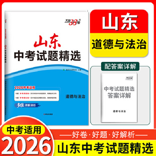 当当网2026天利38套山东中考试题精选政治真题试卷2025年山东中考政治16地市中考真题模拟题政治新中考真题卷总复习刷题卷初三复习