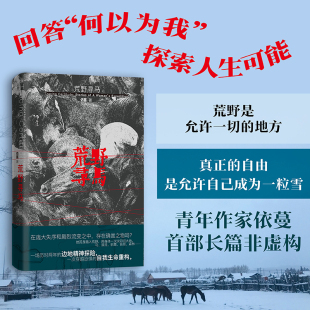 真正 自由 是允许自己成为一粒雪 当当网 写给所有人 荒野寻马 青年作家依蔓长篇非虚构 生命重启之书纪实文学书 赠明信片