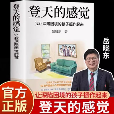 登天的感觉 岳晓东我让深陷困境的孩子振作起来 给中国父母和孩子的心理测试激发孩子求助欲望 振作教育书籍