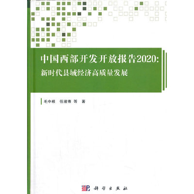 中国西部开发开放报告2020：新时代县域经济高质量发展