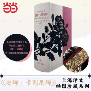 【当当网正版书籍】安娜.卡列尼娜世界名著 布面索兰德函套 麻布棉布拼接书壳 书口立体雕刻 现代文学小说世界名著正版畅销实体书