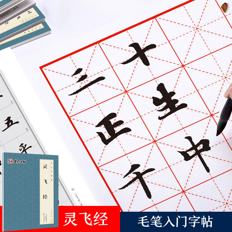 墨点书法字帖楷书初学者练字书法字谱集灵飞经小楷毛笔字帖