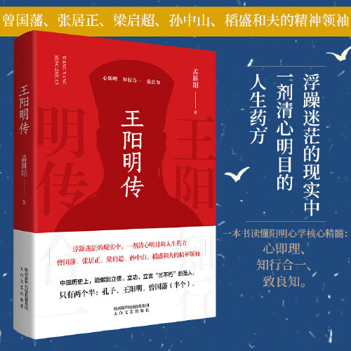 【当当网】王阳明传孟斜阳知行合一的心学智慧浮躁迷茫的现实中一剂清心明目的人生药方人生哲学国学经典书籍传习录管理智慧-封面