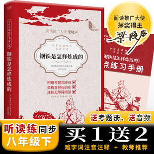 中学生课程化名著文库： 钢铁是怎样炼成的 八年级下阅读 列宁勋章获得者奥斯特洛夫斯基的代表作