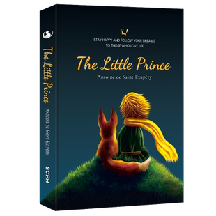 当当网官方旗舰店 小王子The Little Prince 英文版（硬壳精装）烫金封面彩色经典有声外国文学小说 中小学生课外阅读推荐小王子书