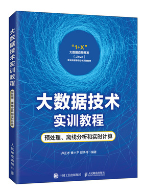 当当网 大数据技术实训教程：预处理、离线分析和实时计算 卢正才 曹小平 郑子伟 人民邮电出版社 正版书籍