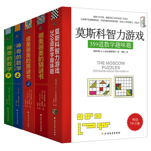 很美很美的猜谜书与莫斯科数学游戏（5本套装）