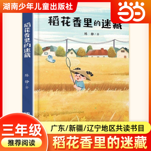 当当正版稻花香里的迷藏 2026年寒假三年级阅读书目广东粤韵书香语润新疆典耀辽宁陈静著三年级必读课外书籍湖南少年儿童出版社