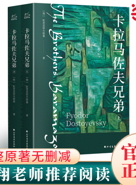 当当网 卡拉马佐夫兄弟(全2册)陀思妥耶夫斯基耿济之译俄罗斯经典文学世界名著故事课外阅读书籍罗翔初高中寒暑假读物书目