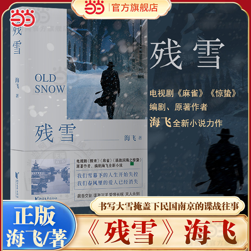当当网 残雪 海飞代表作 书写大雪掩盖下民国南京的谍战往事入选河南一模高考卷 电视剧醒来惊蛰原著小说作者 现代文学小说故事书