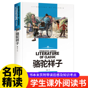 名师精读版 文学名著青少年儿童读物故事书 小学生课外阅读书籍三四五六年级世界经典 骆驼祥子