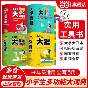 小学生多功能大成语词典 软皮大字语文英语词典素材现代汉语中华成语工具书常用实用新华字典 书籍 当当网正版 开心教育